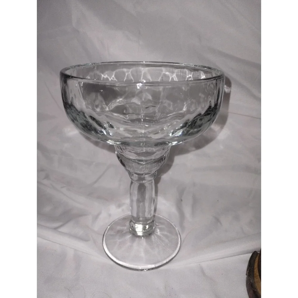 One Single Glass Heavy Clear Martini Glass Drinking
